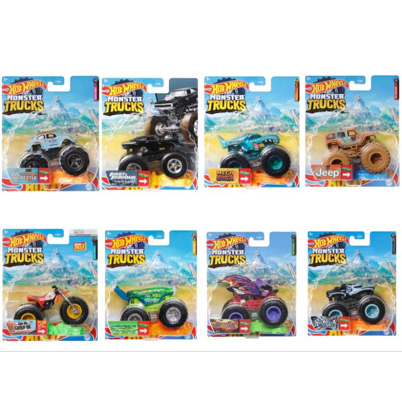 Quality Versatile Hot Wheels Monster Trucks Mattel Hotwheels Truck Jurassic World Dominion - Image 3