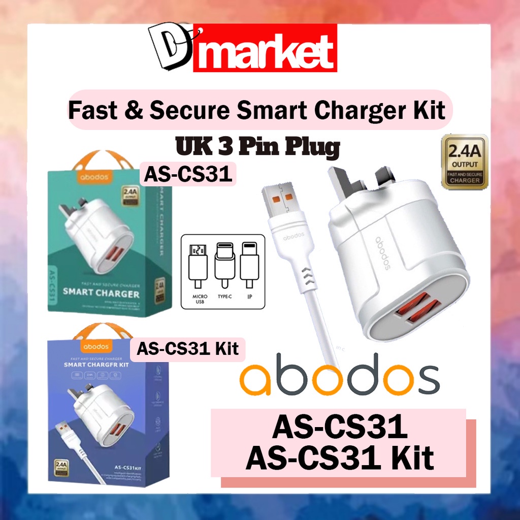 Abodos AS-CS31 KIT Fast And Secure Charger Smart Charge Kit
