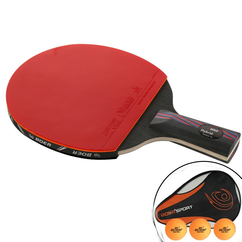 Casual Daily Professional Ping Pong 9.8 Carbon System Table Tennis Bat Blade Rackets Long Short Handle Paddle Racquet... - Image 2