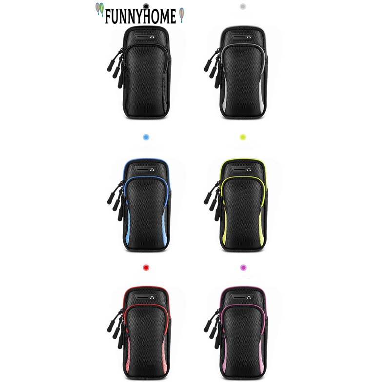 Trendy Daily Funnyhome Mobile phone arm bag multifunctional sports outdoor fitness running sleeve waterproof wris - Image 3