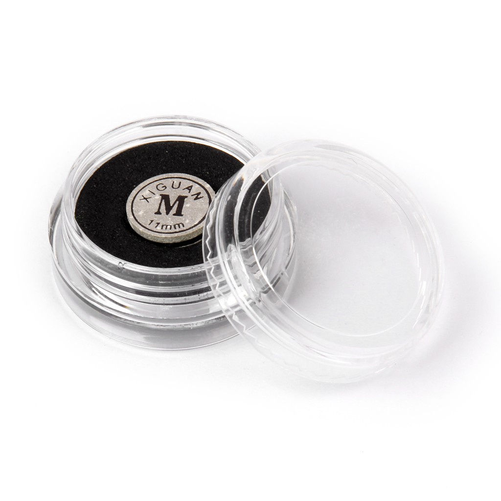 Versatile Durable 1pc 11mm Snooker Cue Tip Artificial Leather Humidity Resistant Glue Rate M Reliable Essential - Image 5