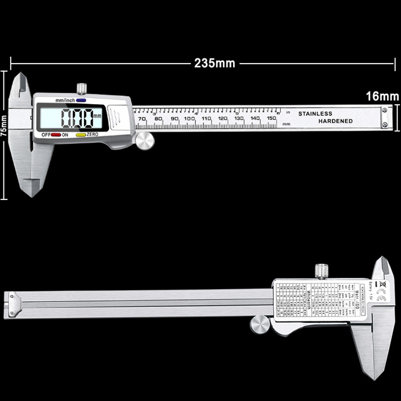 Ins Repair KIPRUN Digital Metal Caliper Stainless Steel Vernier Calipers Electronic Micrometer Ruler Depth Measuring ... - Image 5