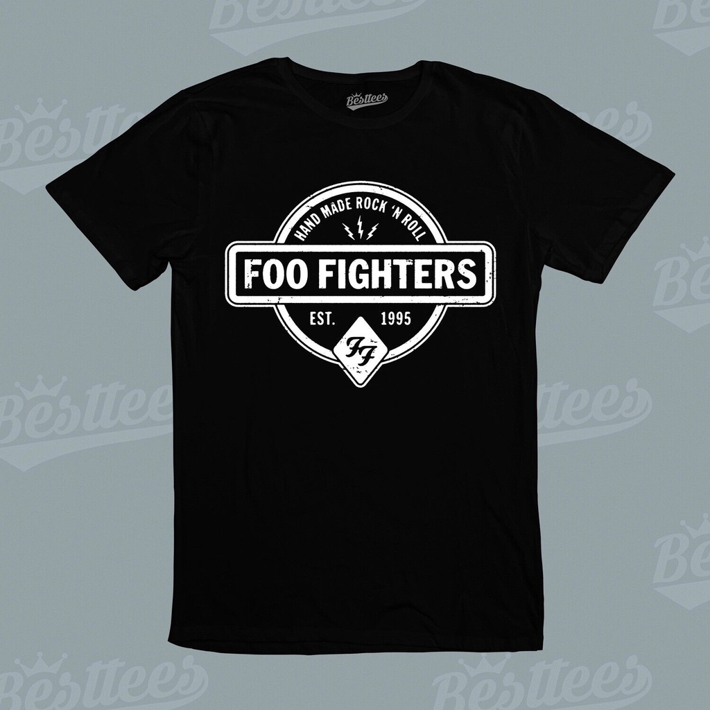 Foo Fighters Rock Band Memorabilia Hand Made Rock N' Roll American Tee T-Shirt