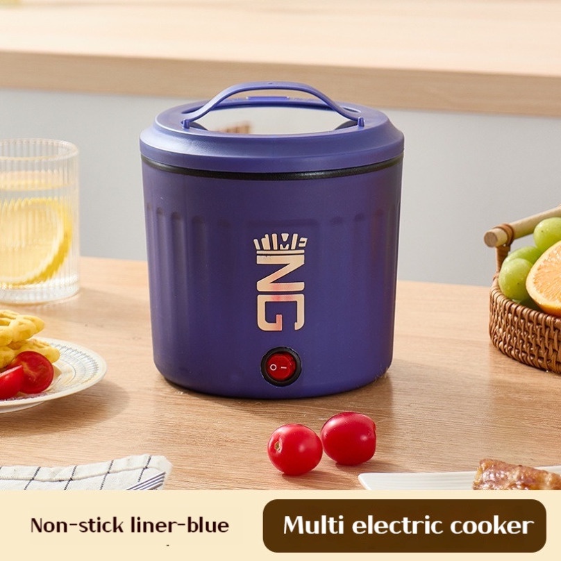 NEW Mini Electric Cooker 1.5L Multi Electric Hot Pot Household Instant Noodles Bowl Non-Stick Small Skillet Steamboat