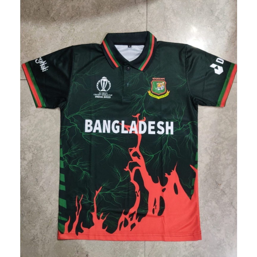 Bangladesh ODI Cricket World Cup Jersey 2023 || BD World Cup Jersey 202390(Free name and number on the back)