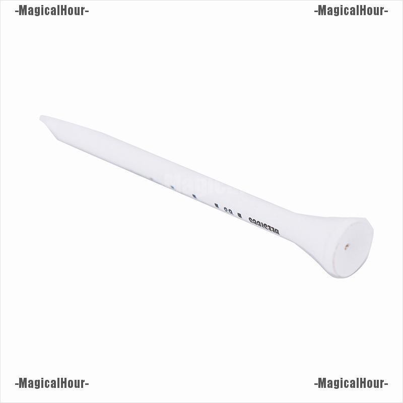 Versatile Premium PT# Sports&Fitness 50PCS Professional Golf Tees 83mm White Wood Tee Scale - Image 5