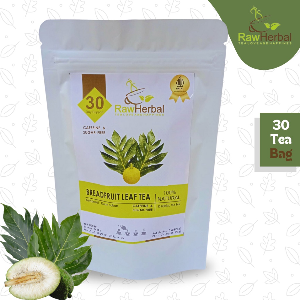 Daily Accessory BREADFRUIT LEAF TEA : TEH DAUN SUKUN ISI 30 BAG x1 Chic Travel - Image 5