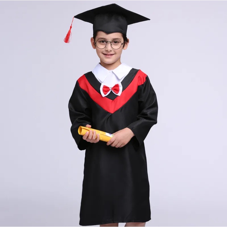 Multi Must 【】Party Girls Bachelor Gown Graduation Jacket Suit Cosplay Costumes Fancy Graduate Kids Academic Unifo... - Image 2