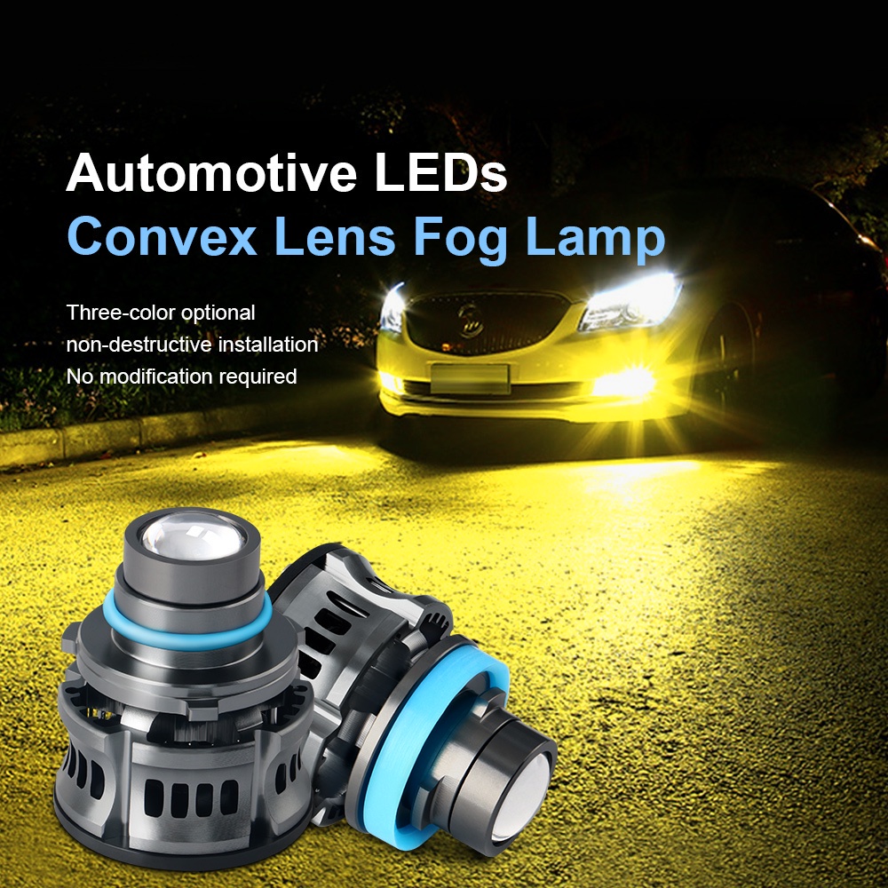 Purpose Must <INT> NEW【 1 Pair 】 Super Bright Car LED Fog Light H11 Bulb H7 9005 9006 Laser Daytime Running - Image 4