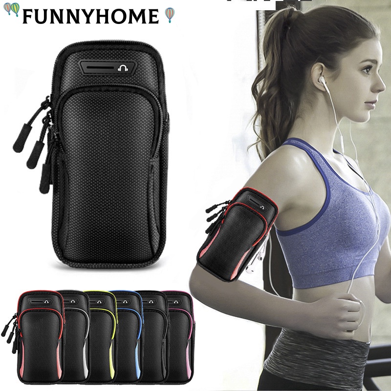 Trendy Daily Funnyhome Mobile phone arm bag multifunctional sports outdoor fitness running sleeve waterproof wris - Image 5