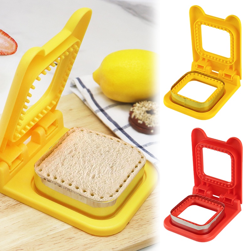  Sandwich mold cutter and sealing machine Sandwich maker and children's sealing machine, bread sandwich cutter circular square 