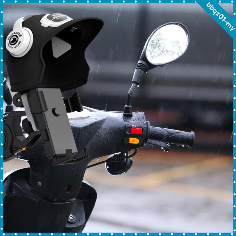 [BbqzefMY] Cute Bike Phone Stand Sun Visor, Phone Holder Shade Cover, Glare Blocking Accessories Rain Cover, Phone Mount