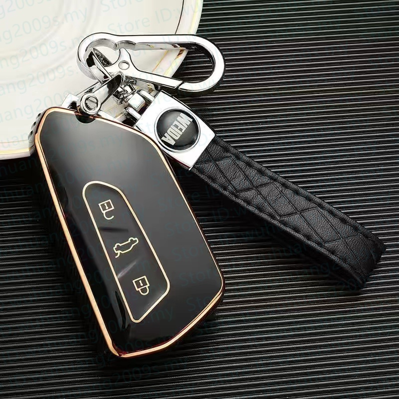 Have Durable TPU Car Remote Key Case Cover Shell Vw Keychain Volkswagen Protective tiguan golf7.5 gol - Image 5