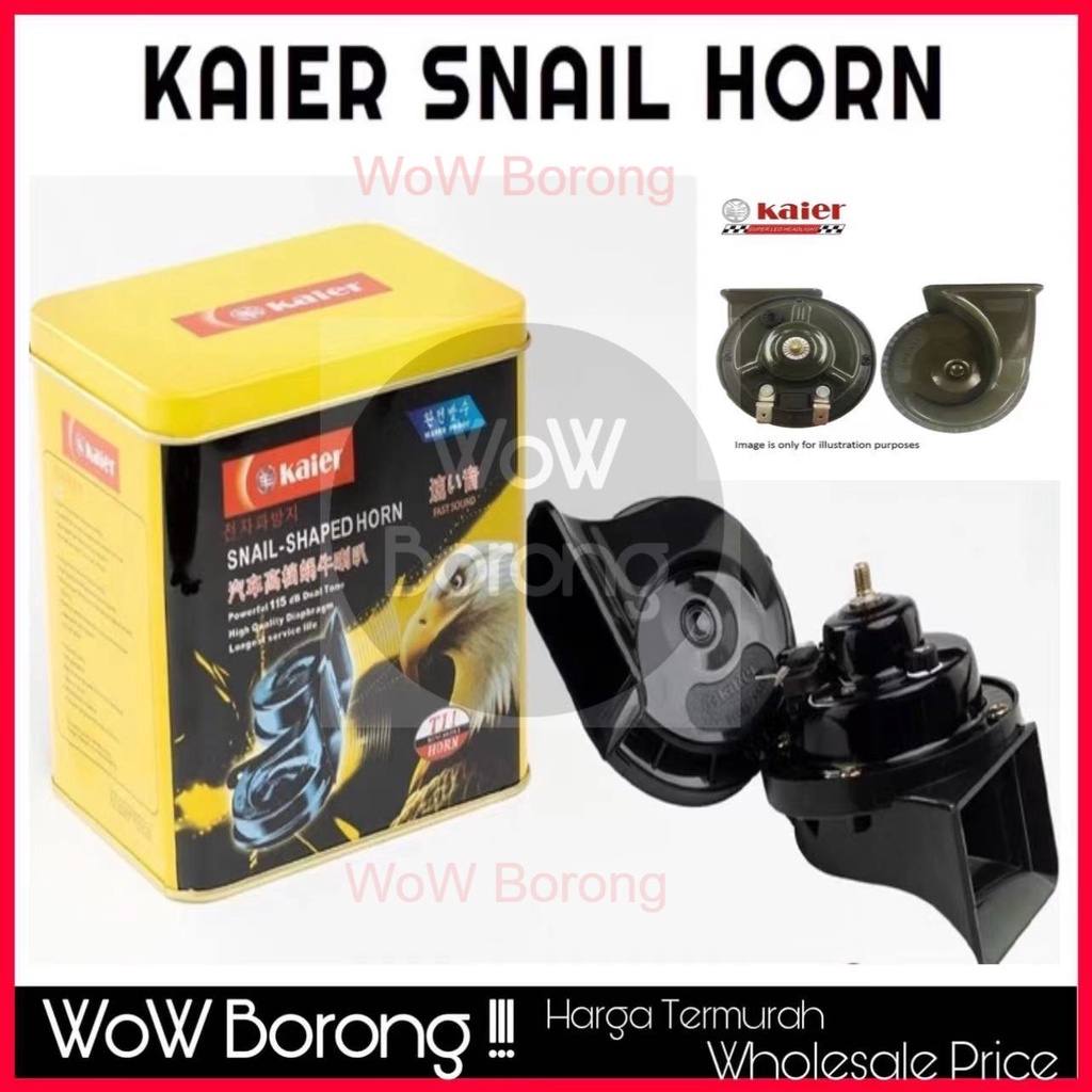 KAIER CAR KERETA MOTOR MOTORCYCLE HORN BM HORN SUPER LOUD HORN(KAIER HN-T11)  HIGHEST VOLUME