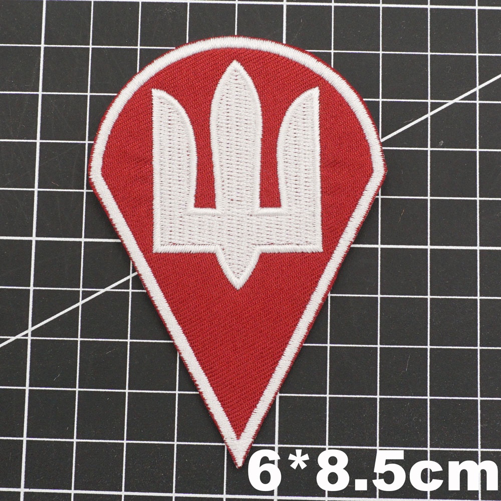 【Customized 】 Ukrainian morale seal 3D Embroidery Velcro Patch /Badges/armband/Emblem Decorative For Jackets Jeans Backpack cap