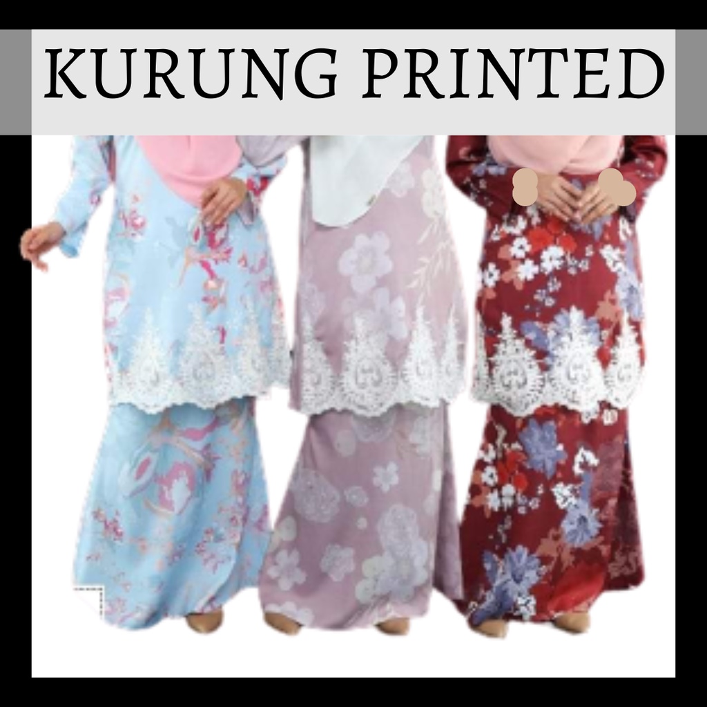 ✴️ BAJU KURUNG✴️ Baju Kurung Modern Lace Printed Dewasa | [ HIJABS BY HANAMI ] x Aisy Asyraf