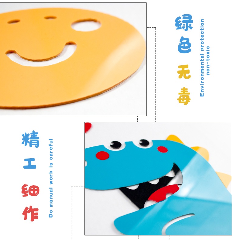 Multi Essential Color Castle Wall Stickers Acrylic 3d Three-Dimensional Self-Adhesive DIY wallpaper Decoration Kinder... - Image 3