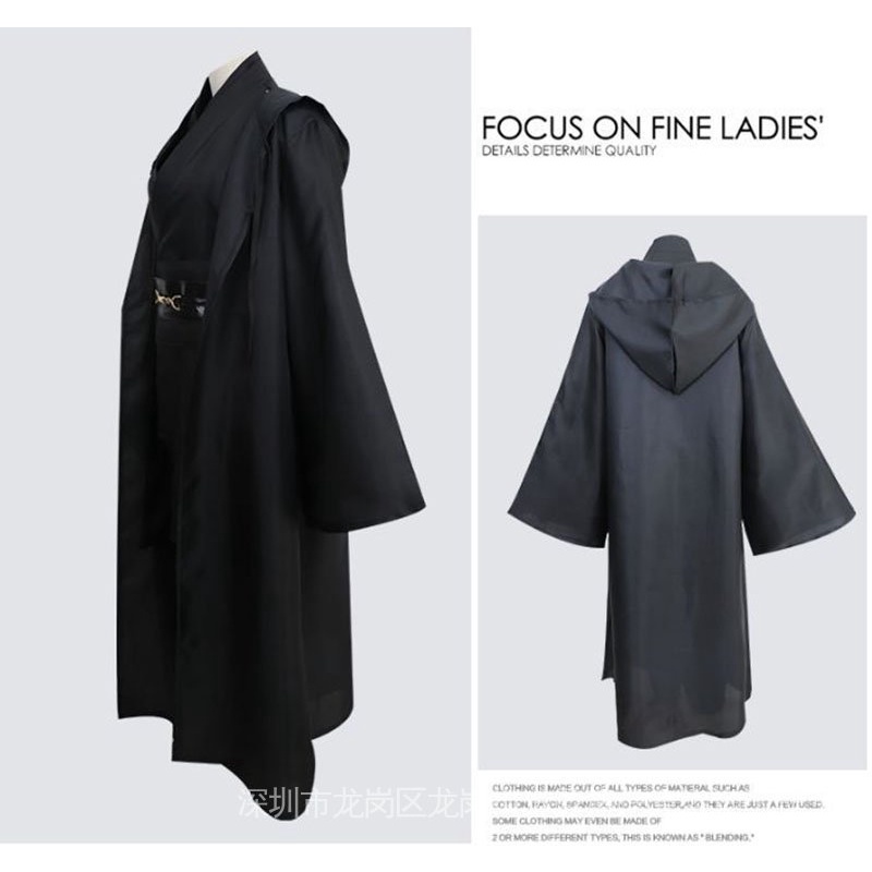 Versatile Have Star war cosplay jedi costume anakin skywalker replica rob halloween clothes women men plus size 4xl D... - Image 4