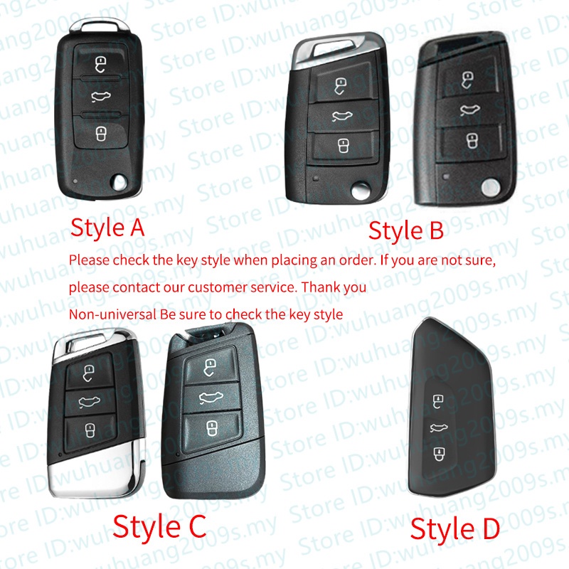 Have Durable TPU Car Remote Key Case Cover Shell Vw Keychain Volkswagen Protective tiguan golf7.5 gol - Image 3