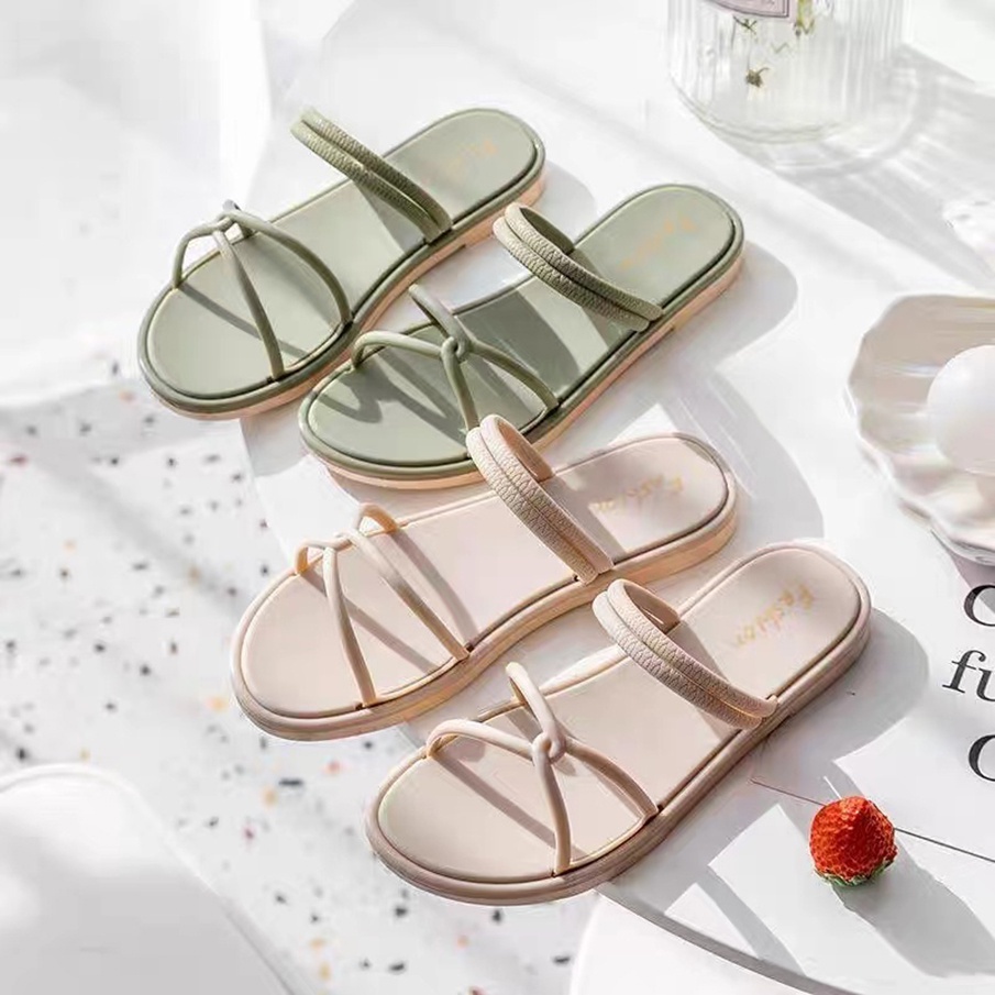 Ready Stock MICOLE S139 Xorono Sandal Shoe Women's Flat Shoes Kasut Murah Sandals Lady Perempuan Wanita Travel