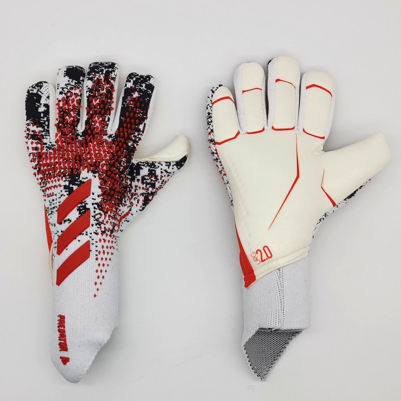 Reliable Versatile Predator 2021 New Latex Goalkeeper Gloves No Finger Guards Thickened Football P - Image 2