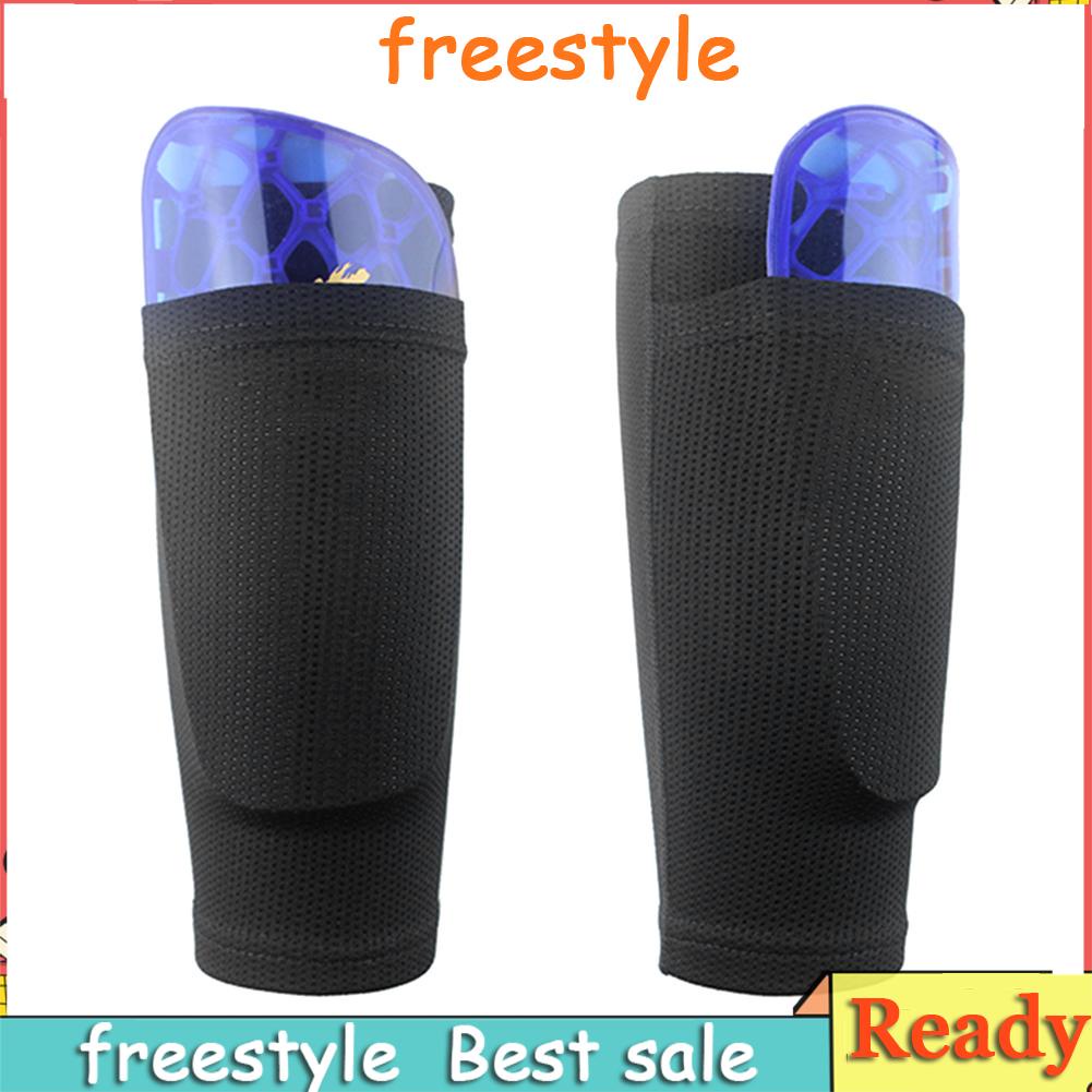 Versatile Quality 1 Pair Soccer Protective Socks Shin Pads Supporting Guard Stretchable Wear Resistance Pocket Access... - Image 4