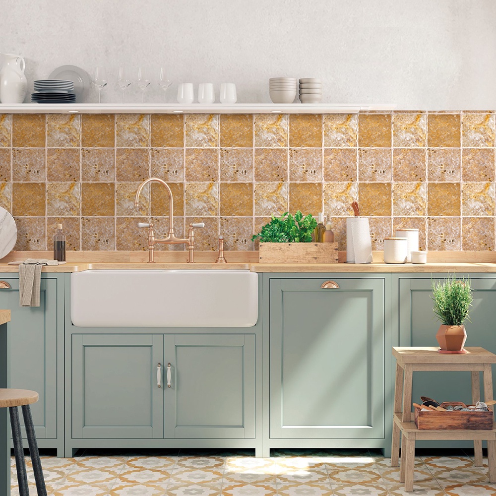 Must Durable 3D Faux Stone Wall Sticker Self Adhesive Panel Wallpaper DIY Home Decor Living Room Bedroom Ki - Image 4