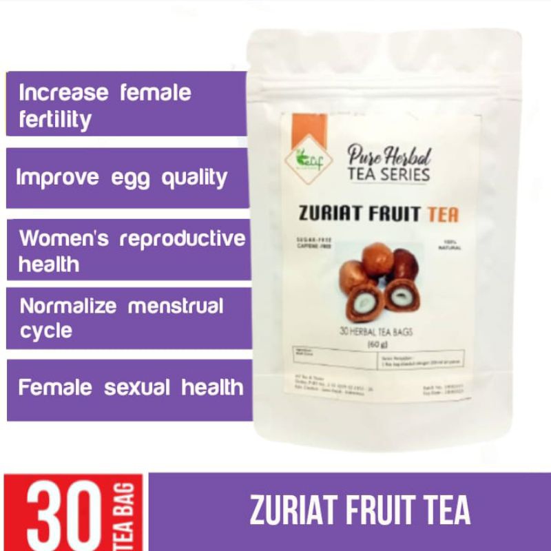 Fashion Outdoor ELIF TEA Zuriat Fruit Teh Herbal Buah Promil Pure Series 30 Bag z1 Casual - Image 2