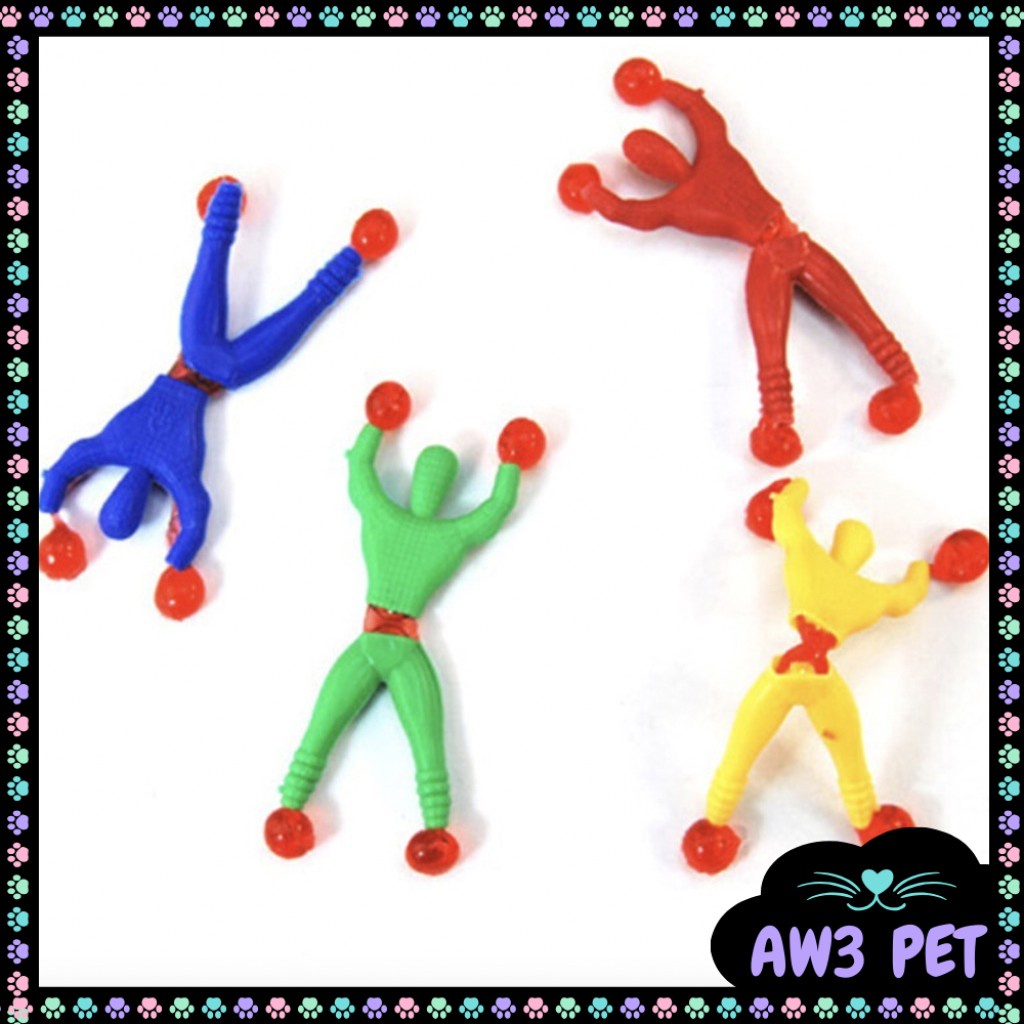 Sticky Wall Man Climbing Flip Rolling Men Climber Spiderman Toys Flexible Climb Sticky Men Favors Children Gift