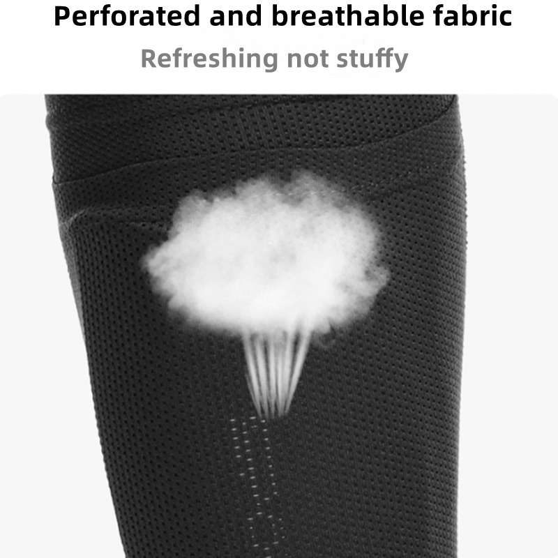 Must Multi ((Ready Stock) Double layer Football Shin Guard Sock adult leg protector sports calf sleeve gauze mesh bre... - Image 2