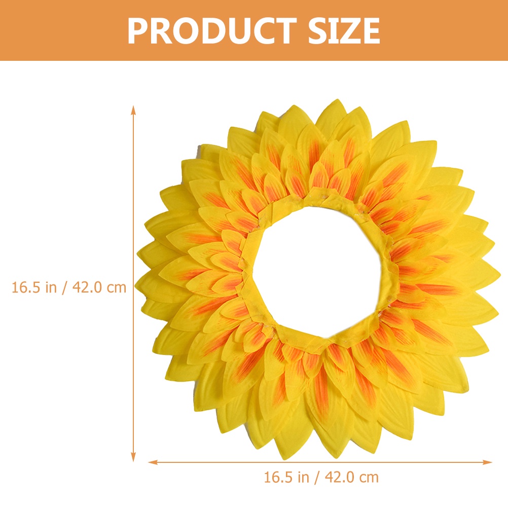 Purpose Essential [] Sunflower Headgear Adults Halloween Costumes Hat Hood Headpiece Kids Child Funny Multi Must - Image 5