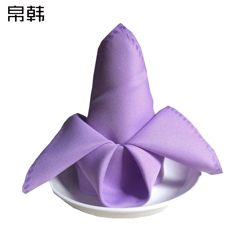 Durable Must Silk napkin mouth cloth Hotel Western Restaurant folded flower table Have Quality - Image 5