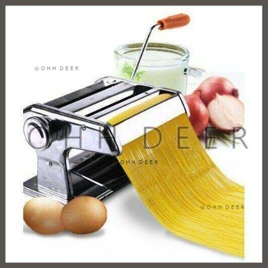 OHHDEER High Quality Stainless Steel Manual Noodle Pasta Mee Maker Machine Homemade Household