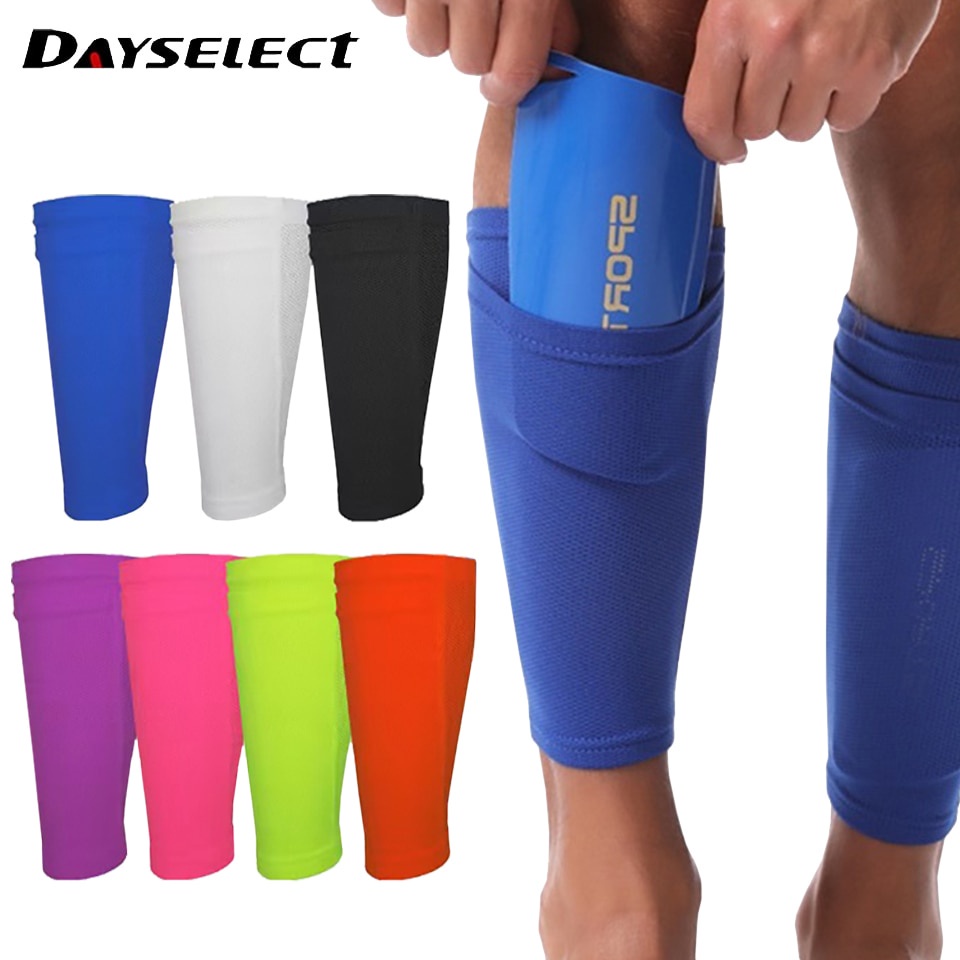Essential Purpose DAYSELECT 1 Pair Sports Soccer Shin Guard Pad Sleeve Sock Leg Support Football Compression Calf Shi... - Image 4