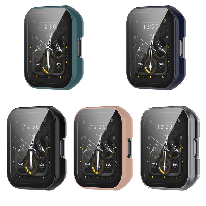 Trendy Portable Sports silicone Strap Glass Protector Case Realme watch 2 / Pro 3 Smart Daily Outdoor - Image 5