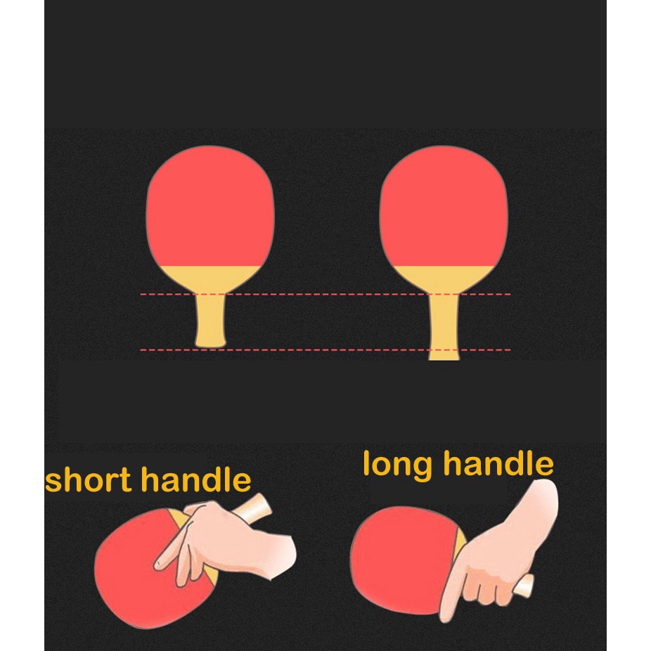 Casual Daily Professional Ping Pong 9.8 Carbon System Table Tennis Bat Blade Rackets Long Short Handle Paddle Racquet... - Image 5