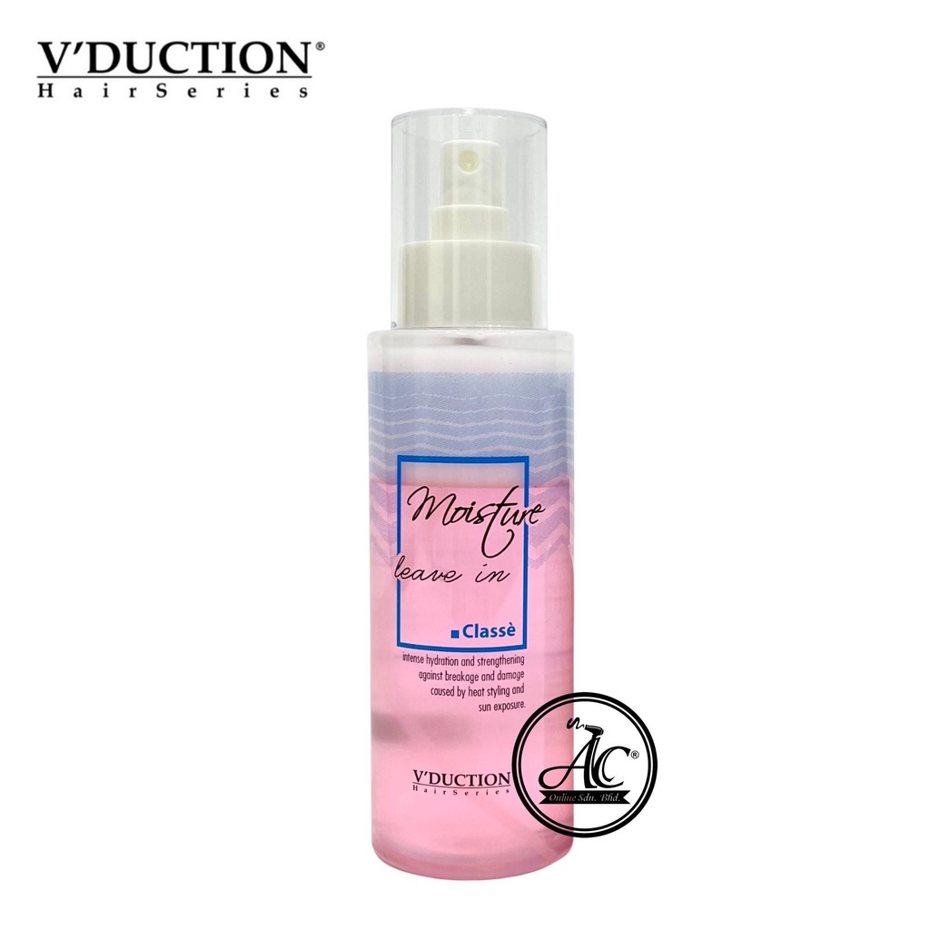 Vduction Classe Moisture Leave In 280ml / 50ml V'duction Keratin Leave In Spray Salon Hair Vitamin Spray Rambut 