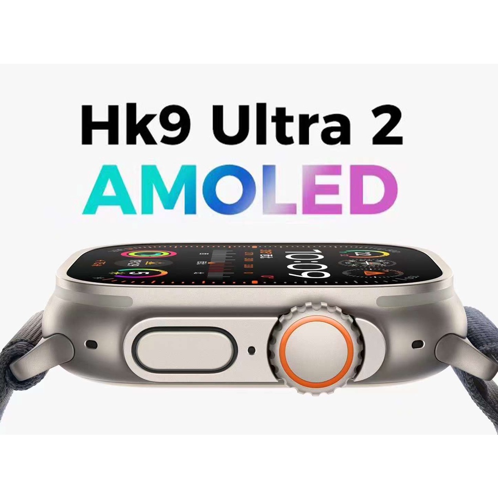 HK9 Ultra 2 AMOLED Smart Watch Men HK8 Upgraded ChatGPT NFC Smartwatch 2GB ROM Dynamic Island Ai Watch Face for Android IOS 2023