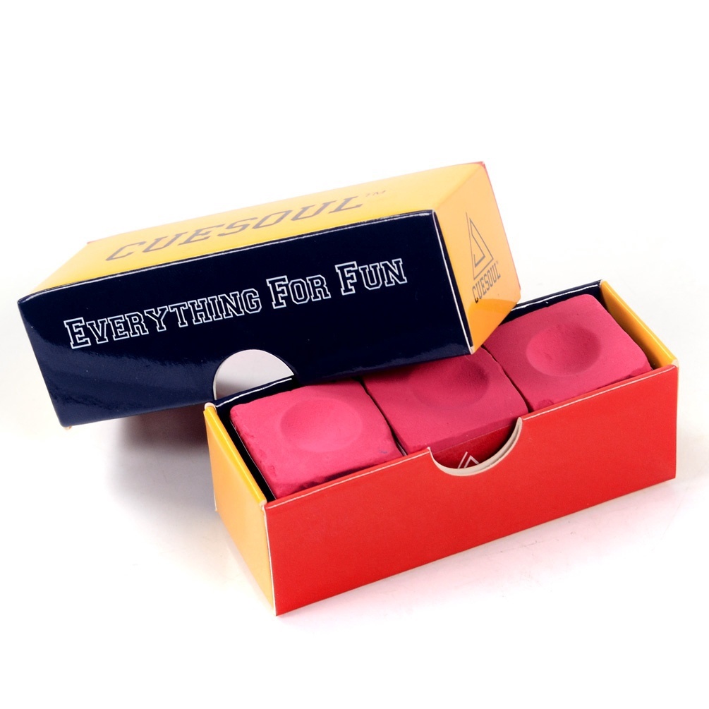 Have Quality CUESOUL 3 Pieces Billiard Chalk Snooker CUESOUL113602