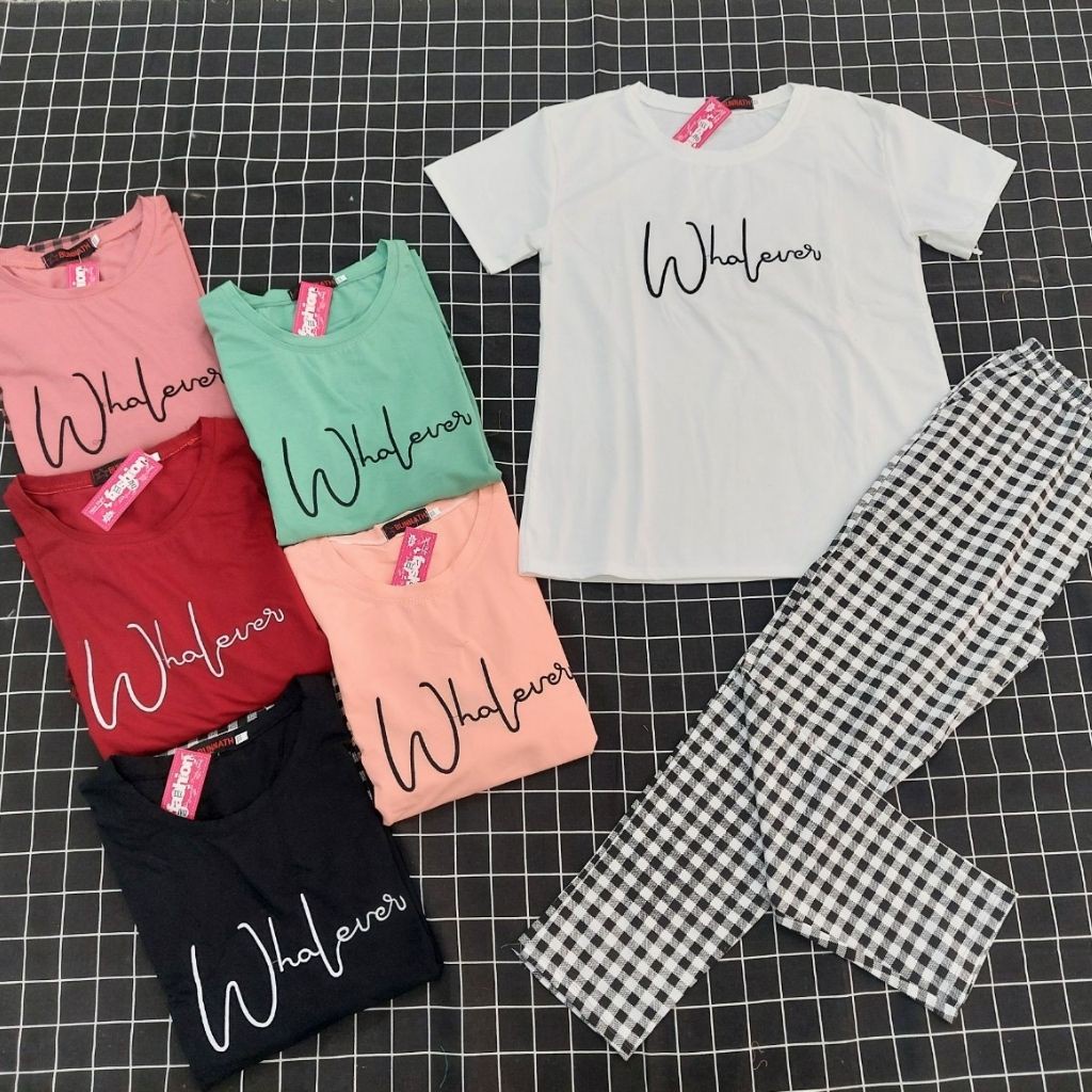 Have Purpose Bigsize ESHOP Women'S Clothing Cotton T-Shirt Pants Caro Nice Middle-Aged Sportswear DB05 Summer Quality... - Image 3