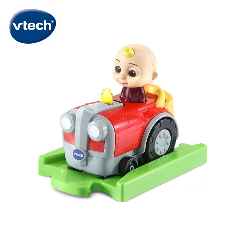 V-Tech 558100 CoComelon Go! Go! Smart Wheels® JJ Tractor & Track Suitable For Age 1.5 Years And Up