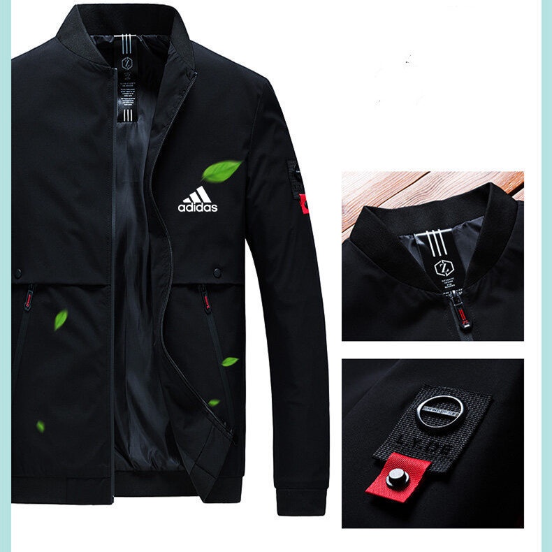 Ready&Stock Jaket lelaki Waterproof and windproof baju Men's slim fit High Quality New Slim Casual B