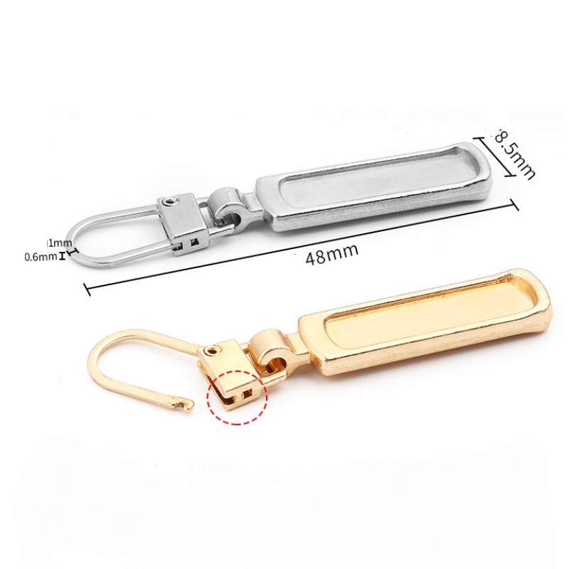 Accessory Outdoor Zipper Pull Tab Pullers Replacement Detachable Craft Sewing Diy Metal Luggage Bags Down Jacket Slid... - Image 3