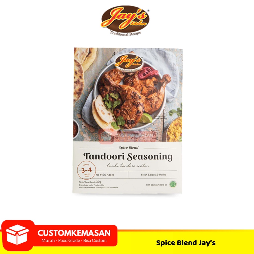 Jay's Tandoori Seasoning Spice Blend / Jay's Spice Blend / Jay's Kitchen Cajun Seasoning Spice Blend / Instant Seasoning / Seasoning / Tandoori Seasoning / Seasoning Seasoning Seasoning / Jay's Seasoning Spice Blend / Cajun Seasoning