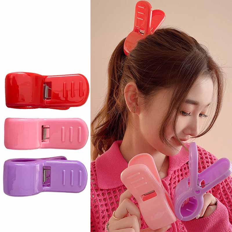Cartoon Arrietty Hair Clip Large Purple Hair Clamp Anime Hairclips for Women Hair Accessories