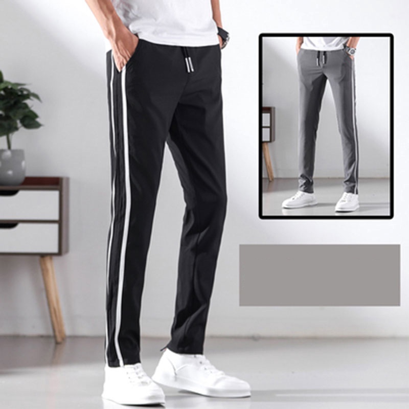 Essential Versatile Ready stock Men Casual Long Pants Sports Pant Fashion Trousers Premium - Image 3