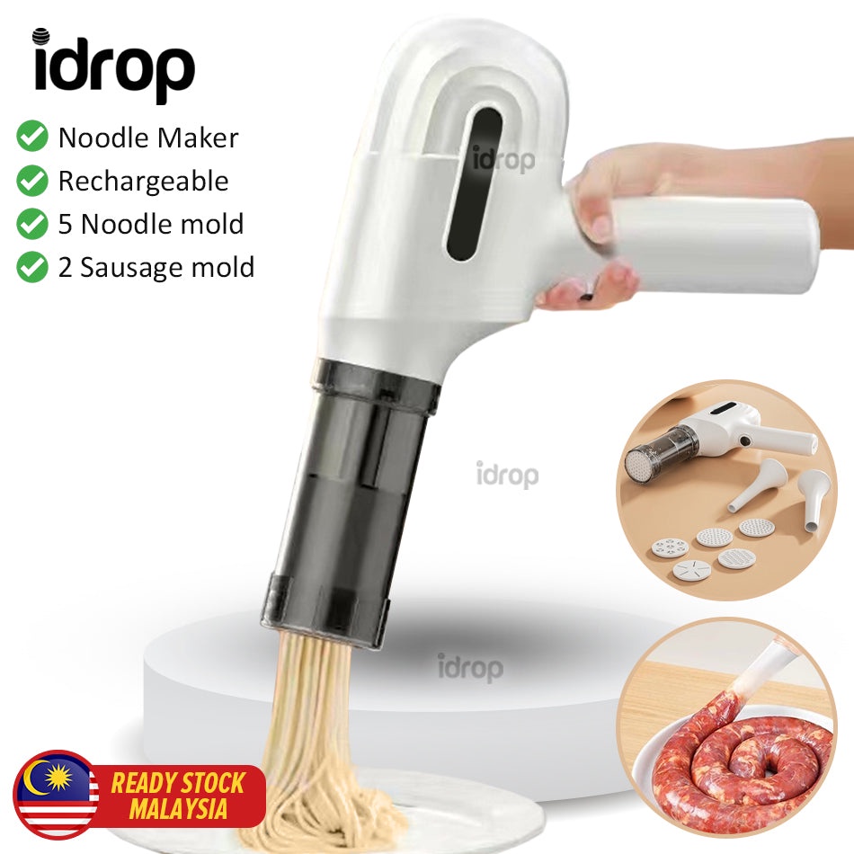 idropmy Rechargeable Handheld Noodle Machine 40W / Alat Mesin Buat Mi / 充电式手持面条机40W