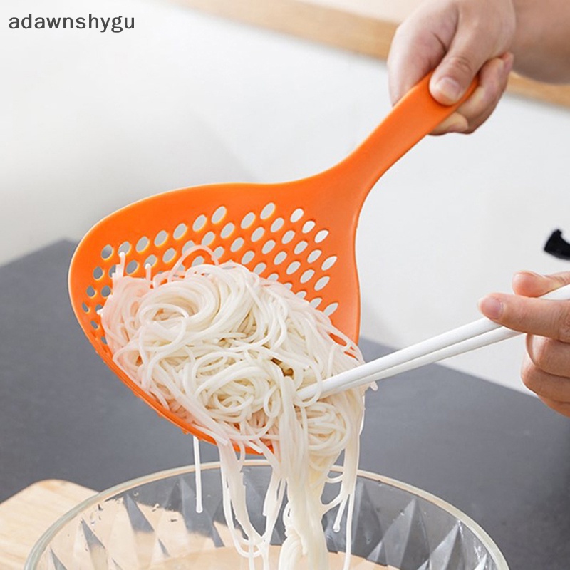 adawnshygu Fishing Dumplings Large Colander, Kitchen Long-Handled Noodle Spoon, Household Hot Pot Spicy/Hot Water Draining Spoon Filter Japan Style MY