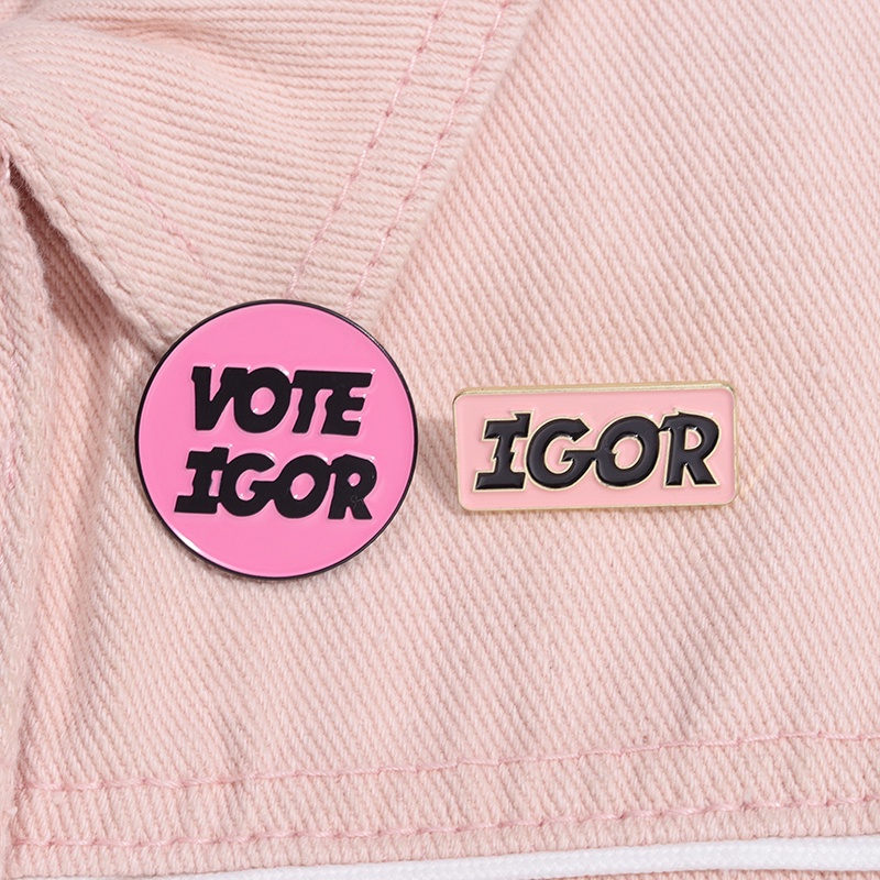 Rap AlbumTyler The Creator Vote Igor Enamel Pins Brooches Rock Brooch Lapel Pins Badges Music Jewelry Gifts for Friends Fans