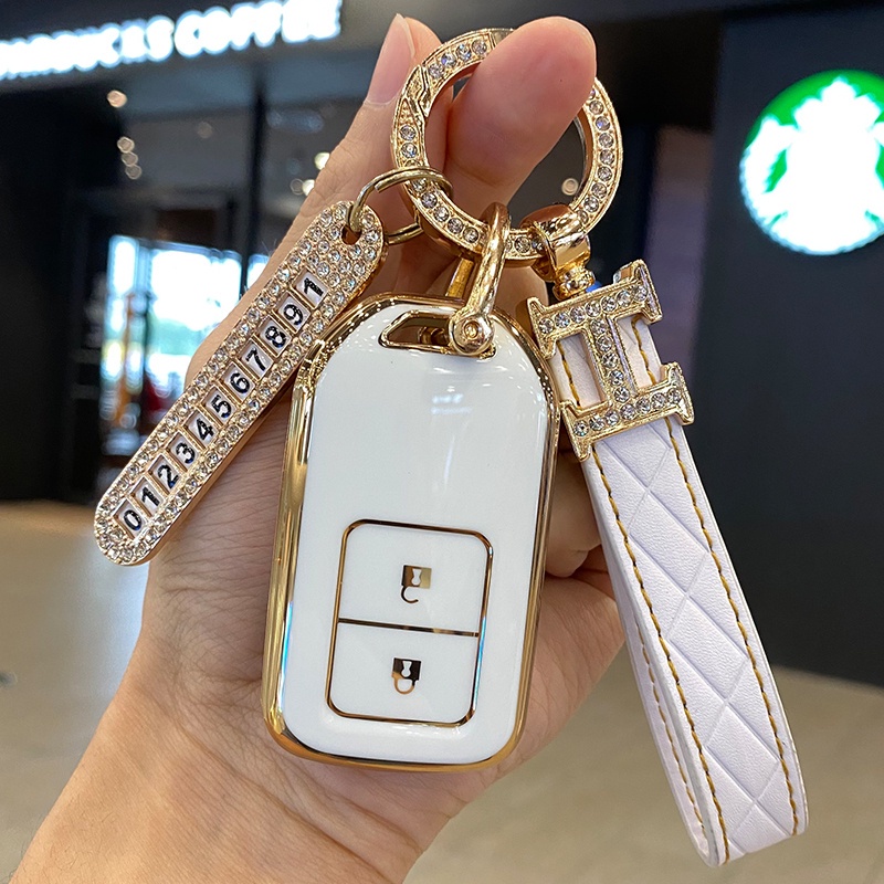 Essential Versatile Honda Civic City Hatchback Accord CRV Jazz BRV HRV Key Cover Cute 2014-2022 Car Accessories keych... - Image 4